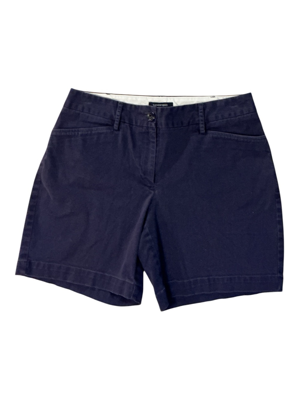 Lands' End Classic Navy Bermuda Shorts